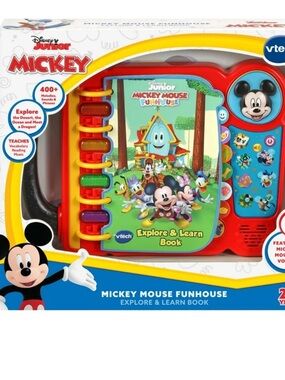 Disney Mickey Mouse Funhouse Explore & Learn Book - Red, Blue, Green, Yellow